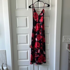 Victoria Secrets Slip Dress Size Small Lace Up Spaghetti Straps Silky Never Worn